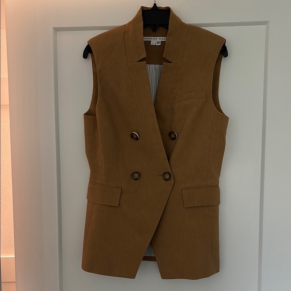 Double-Breasted Vest by Veronica Beard
